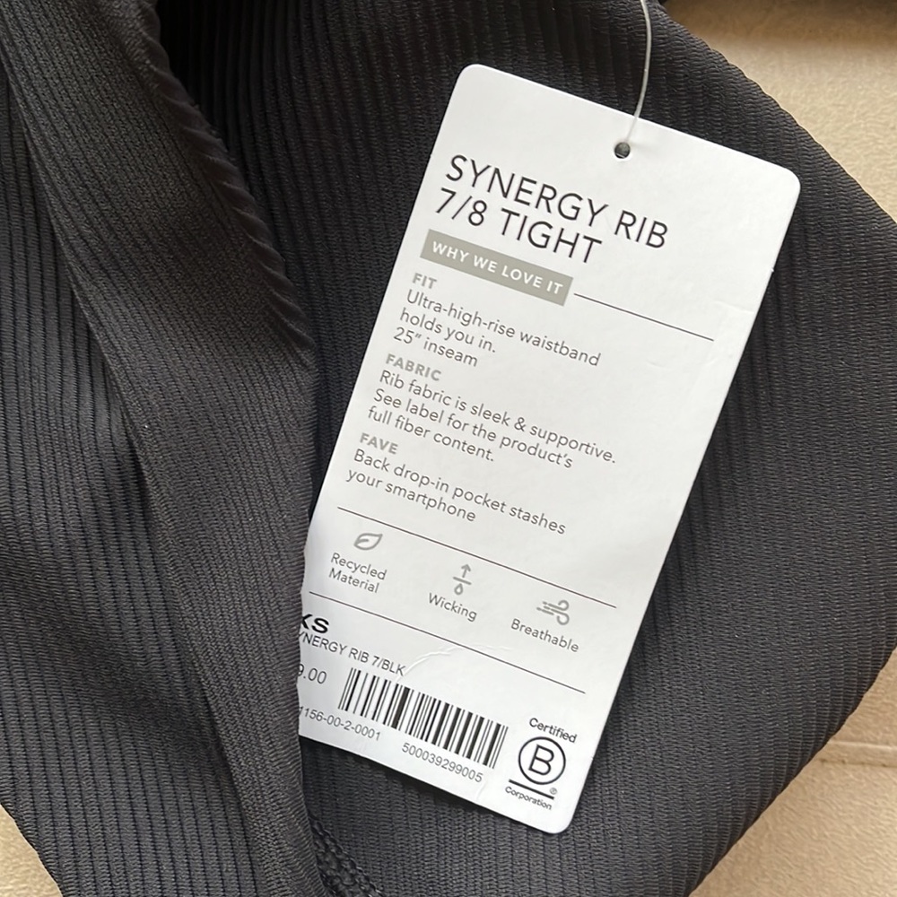 Elation (Synergy) Rib 7/8 Tight - Picture 2 of 2